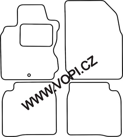 Autokoberce Nissan Note 2006 - 09/2013 Autofit (3251)